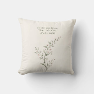 Be Still Phone Case Throw Pillow