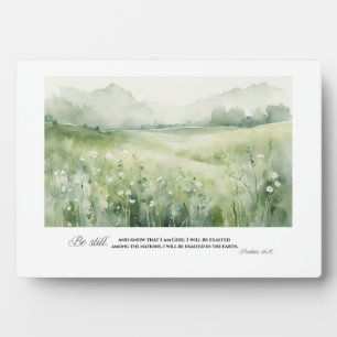 Be still. plaque