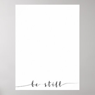 Be Still Poster