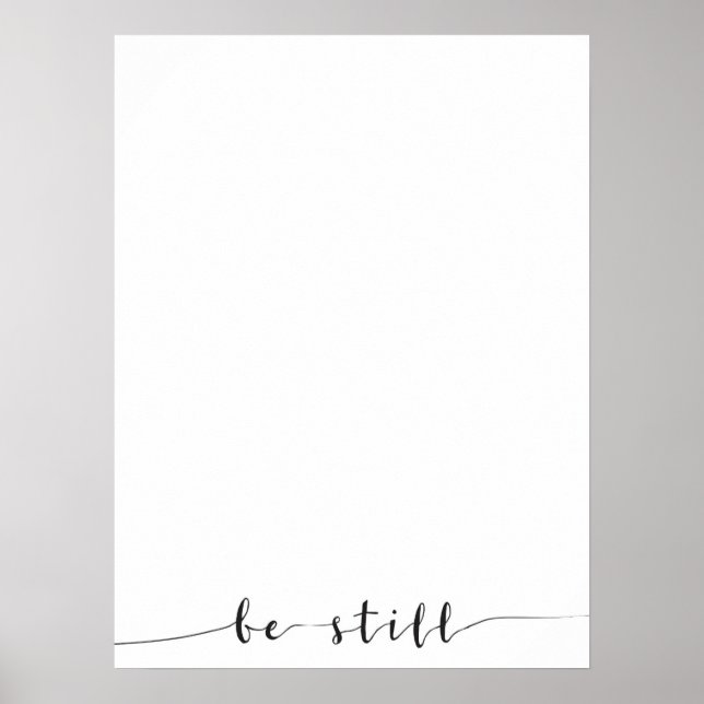 Be Still Poster (Front)
