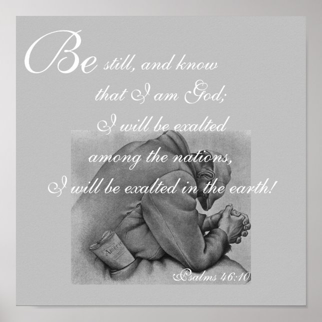Be still poster (Front)