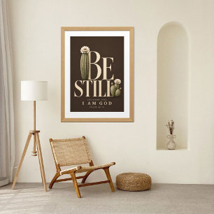 BE STILL Psalm 46:10 Christian Wall Art