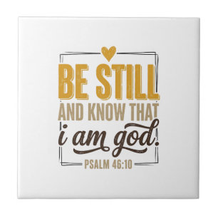 Be Still Psalm 46_10 Vintage Christian Shirt Desig Tile