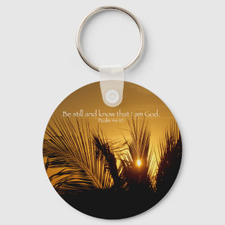 Be Still Sunset Keychain