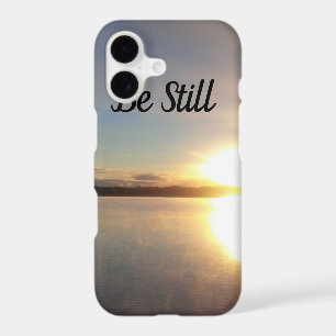 Be Still Sunset Shining Light Bold Inspirational