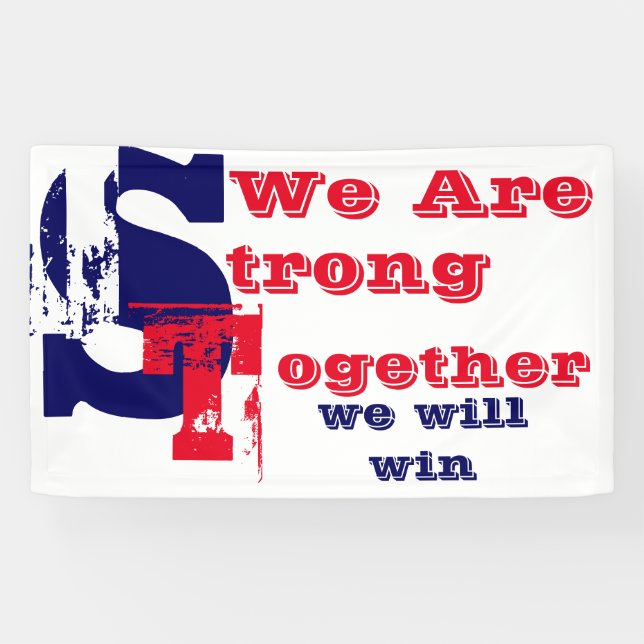 BE STRONG AMERICA BANNER (Horizontal)