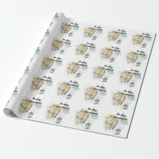 Be Strong and Courageous Joshua 1 9 Wrapping Paper
