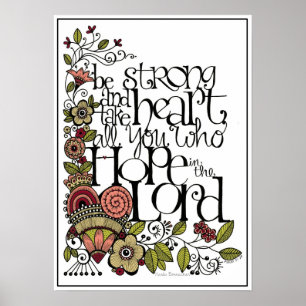 Be Strong - Art Print