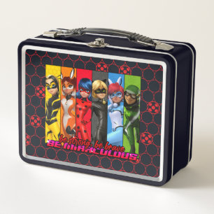 Be Strong, Be Brave, Be Miraculous Metal Lunch Box