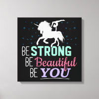 Be Strong Beautiful You - Gymnastics Unicorn