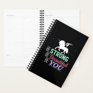 Be Strong Beautiful You - Gymnastics Unicorn Planner