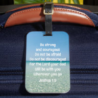 Be Strong & Courageous Beautiful Christian Beach