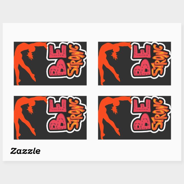 Be Strong Gymnastic  Sticker (Sheet)