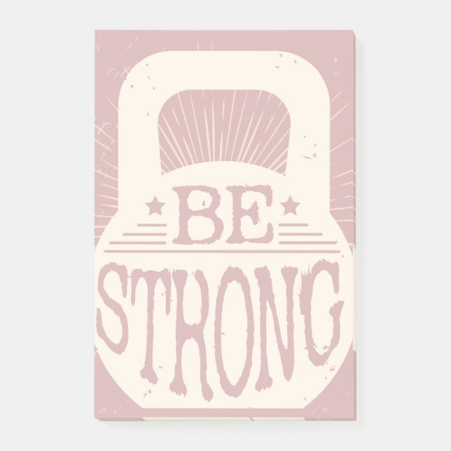 Be Strong Post-it Notes (Front)