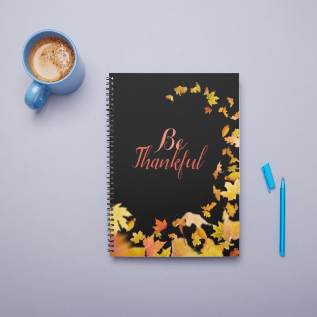  Be thankful autumn fall leaves NOTEBOOK (Creator Uploaded)