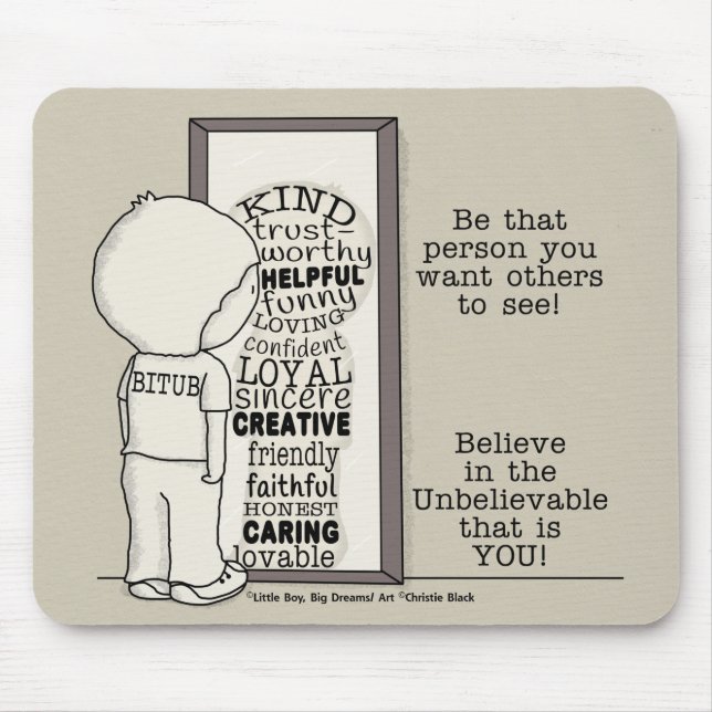 Be That Person Mouse Pad (Front)