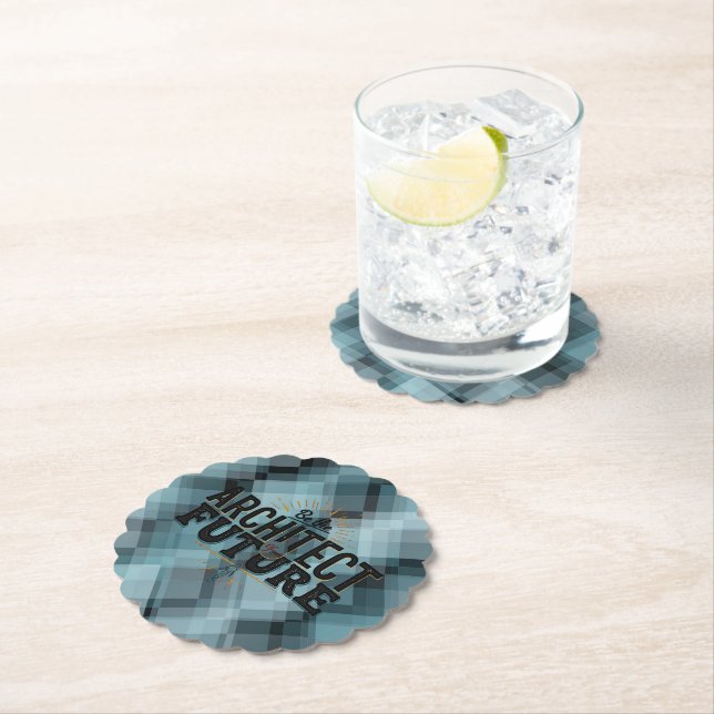 Be the Architect of Your Future Paper Coaster (Insitu)