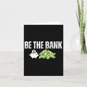 Be The Bank Piggy Bank - Boost Success Wealth & Card