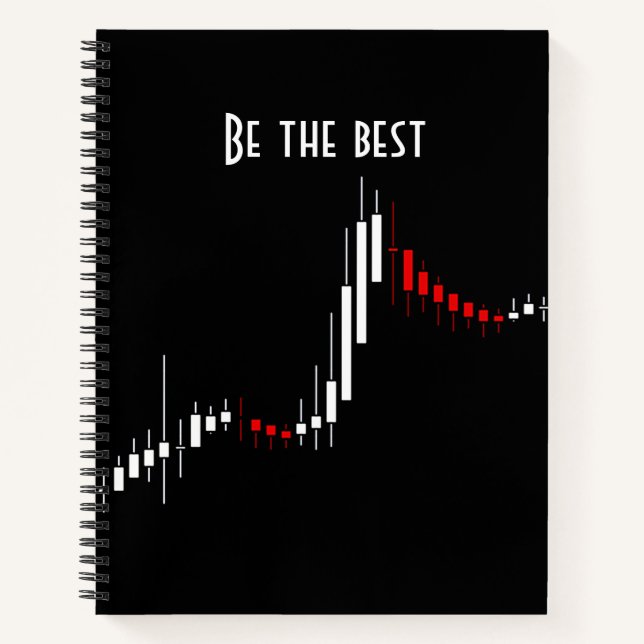 Be the Best. Forex Monitor Graph Notebook (Front)