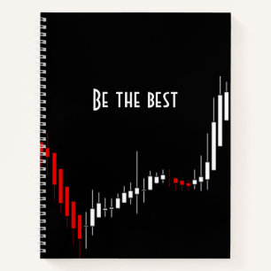 Be the best. Stock market monitor graph notebook