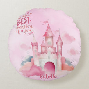 Be the best version of you customizable round pillow