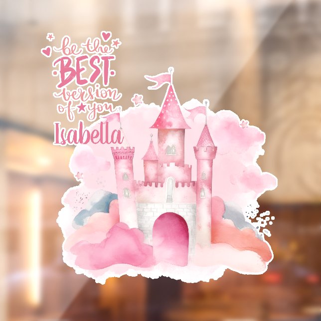 Be the best version of you personalized  window cling (Sheet 2)