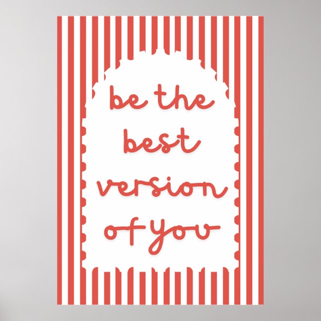 Be the Best Version of You Poster (Front)