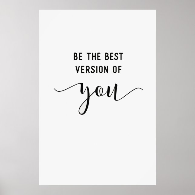 Be The Best Version Of You Poster (Front)