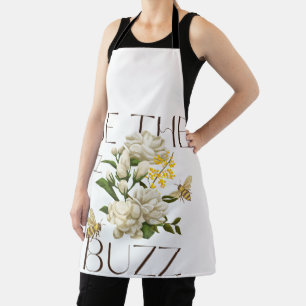 Be The Buzz Vintage Botanical Honeybee gardener's  Apron