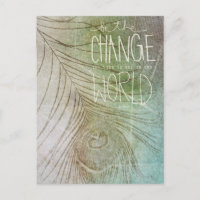 Be The Change- Ghandi quote