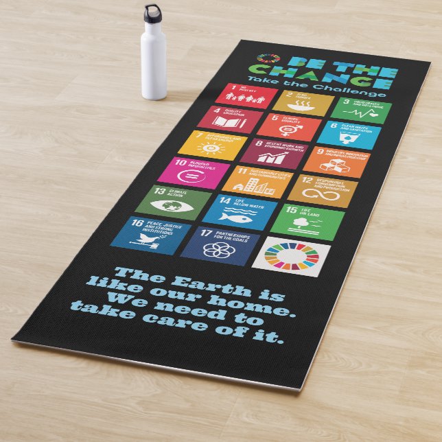 Be the Change Inspirational Gifts - Personalized  Yoga Mat (In Situ)
