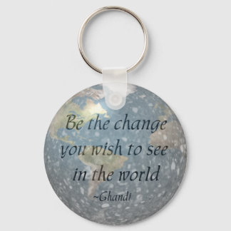 Be the change... keychain