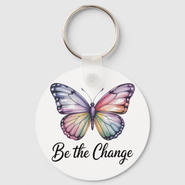 Be the Change Keychain (Front)