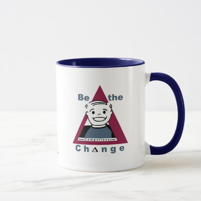 "BE THE CHANGE"  Mug (Right)