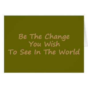 Be the Change yellow