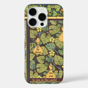 Be the Change You Wish to SEE Art Deco Floral  iPhone 16 Pro Case