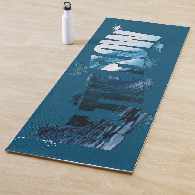 Be The Flow Breaking Wave Yoga Mat (In Situ)