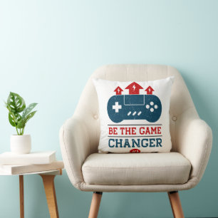 Be the game changer #1 Gaming Throw Pillow