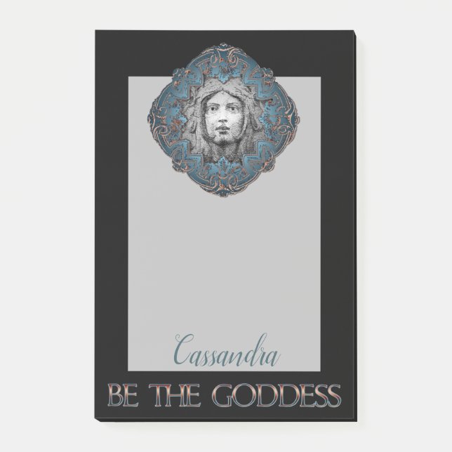 Be The Goddess Personalized Post-it Notes (Front)