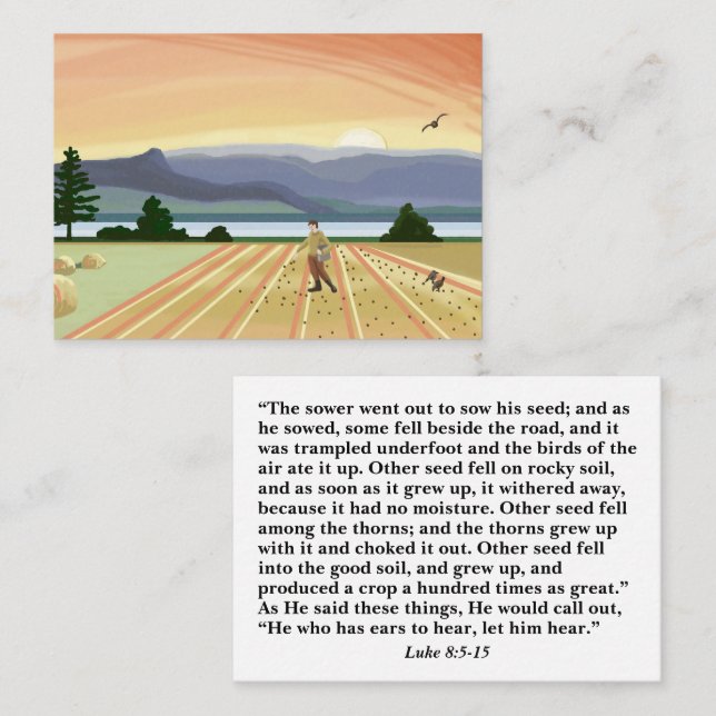 Be the good seed business card (Front/Back)