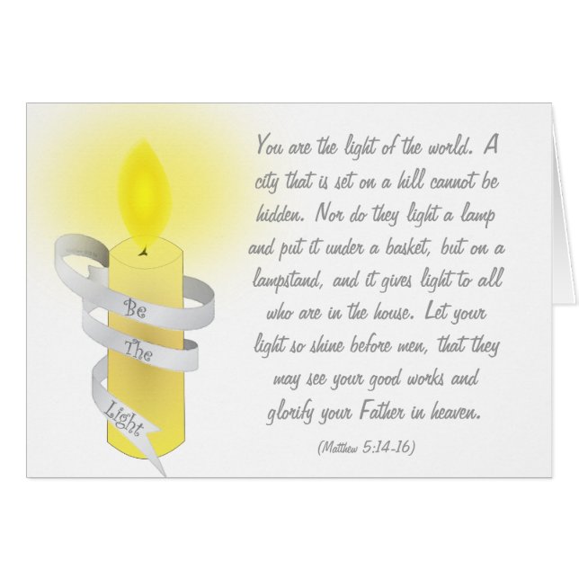 Be The Light (Front Horizontal)