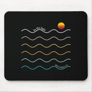 Be The Light Boho Christian Bible Verse Worship Ch Mouse Pad