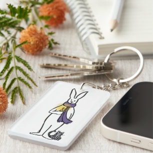 Be the Light Bunny Keychain