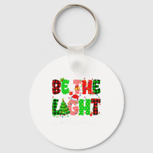 Be The Light Christian Christmas Pjs Xmas Men Wome Keychain