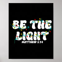 Be The Light Christmas Matthew 5_14 Faith Christia