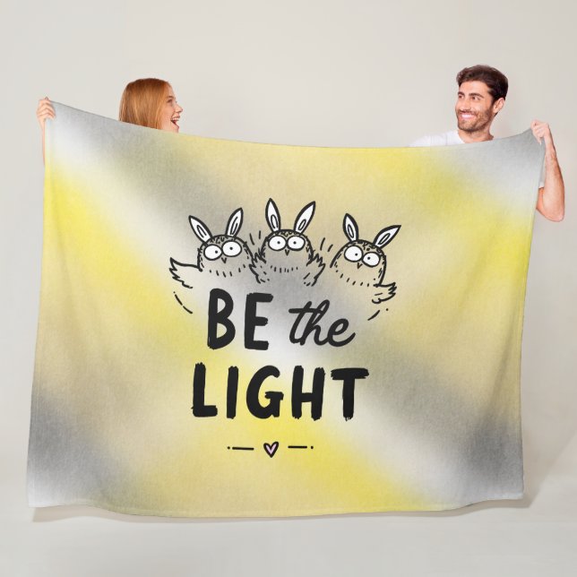 Be the Light Fleece Blanket (In Situ)