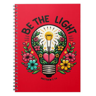 Be the Light - Inspirational Christian Design Notebook