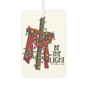 Be the light Jesus birthday Merry Christmas Love Air Freshener