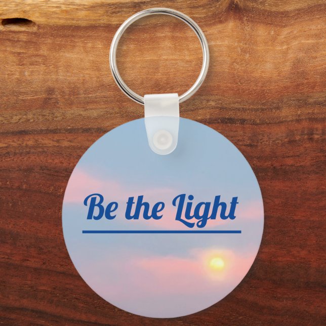 Be the Light Keychain (Back)