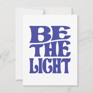 Be The Light Matthew 5:14 Bible Verse Christian Card
